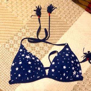 Patriotic bikini top